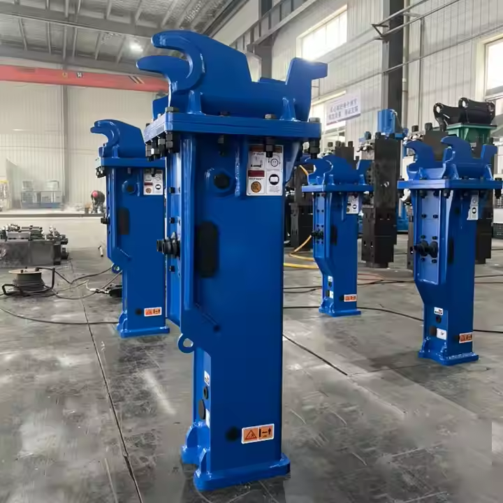 110-140 Bar Box Type Hydraulic Breaker Hammer Excavator Attachments 1474MM