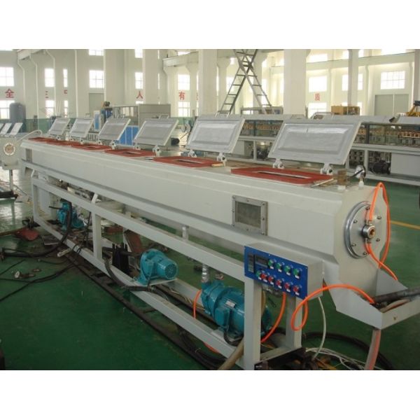 Штрангпресс трубы Hdpe управлением OD250mm 75kw 450kg/H PLC