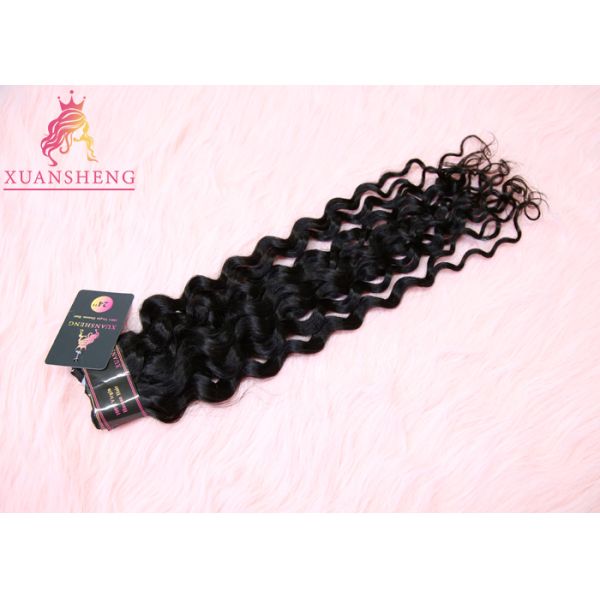 100 Raw Virgin Human Italian Curl Human Hair Weave Durable Hair 8