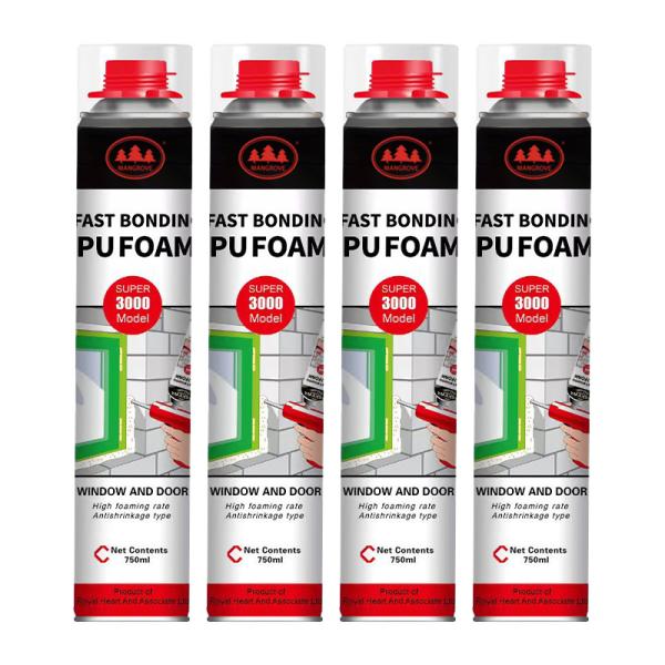 Density 0.5-1.0 G/cm3 Polyurethane Foam Sealant for Paintable Surfaces in 1x15 Box