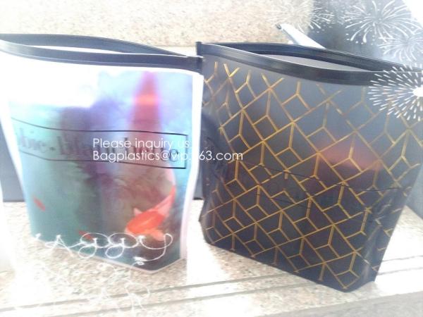 Makeup Bag Organizer Pouches Small PVC Transparent Waterproof Makeup Bag Cosmetic Organizer Bag with Zipper