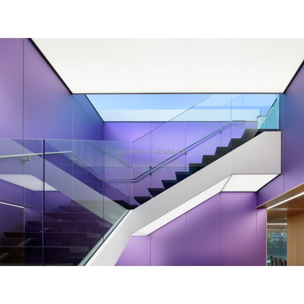 Home Bar Partition with Colored Laminated Glass Balustrades in Various Thickness