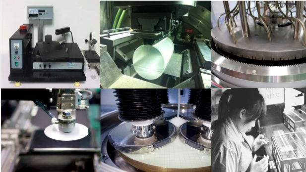 El alto zafiro de la constante dieléctrica parte el zafiro Roces de cristal ópticos del solo cristal