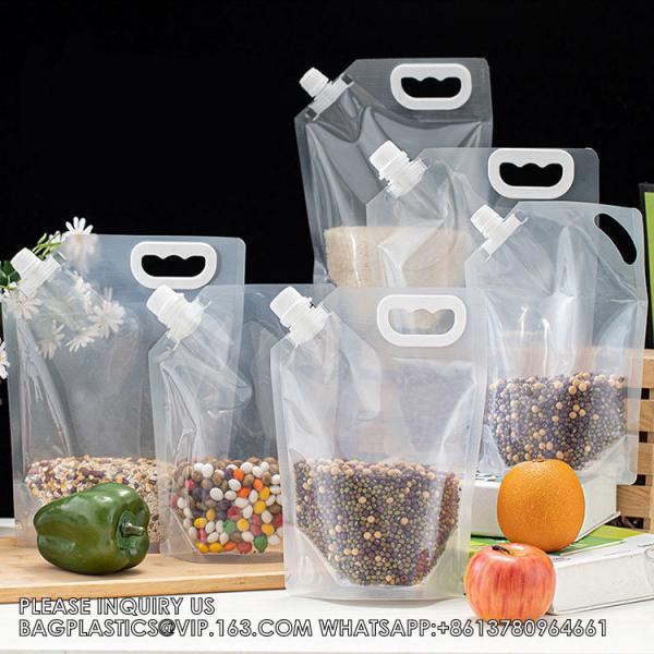 Spout Pouch Bag Clear Spout Pouch Beverages Detergent Packing Bag With Corner Spout And Handle