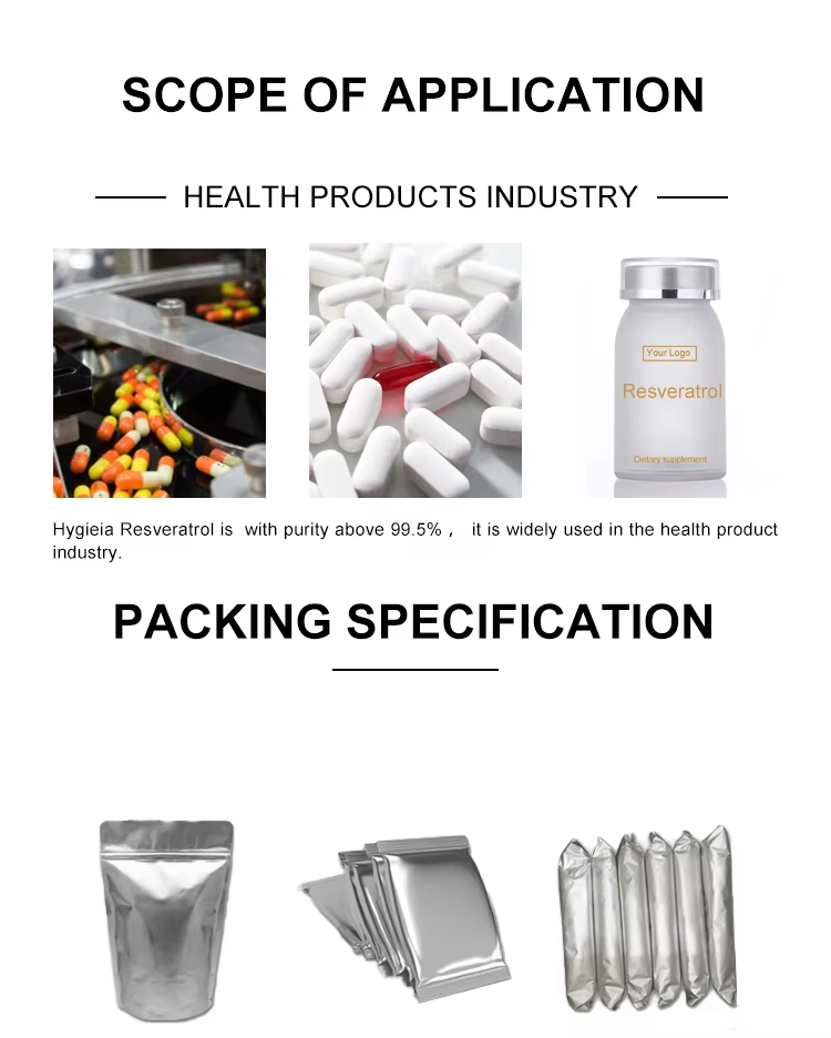 99% Pure Resveratrol Powder Longevity Bulk Supplements Resveratrol