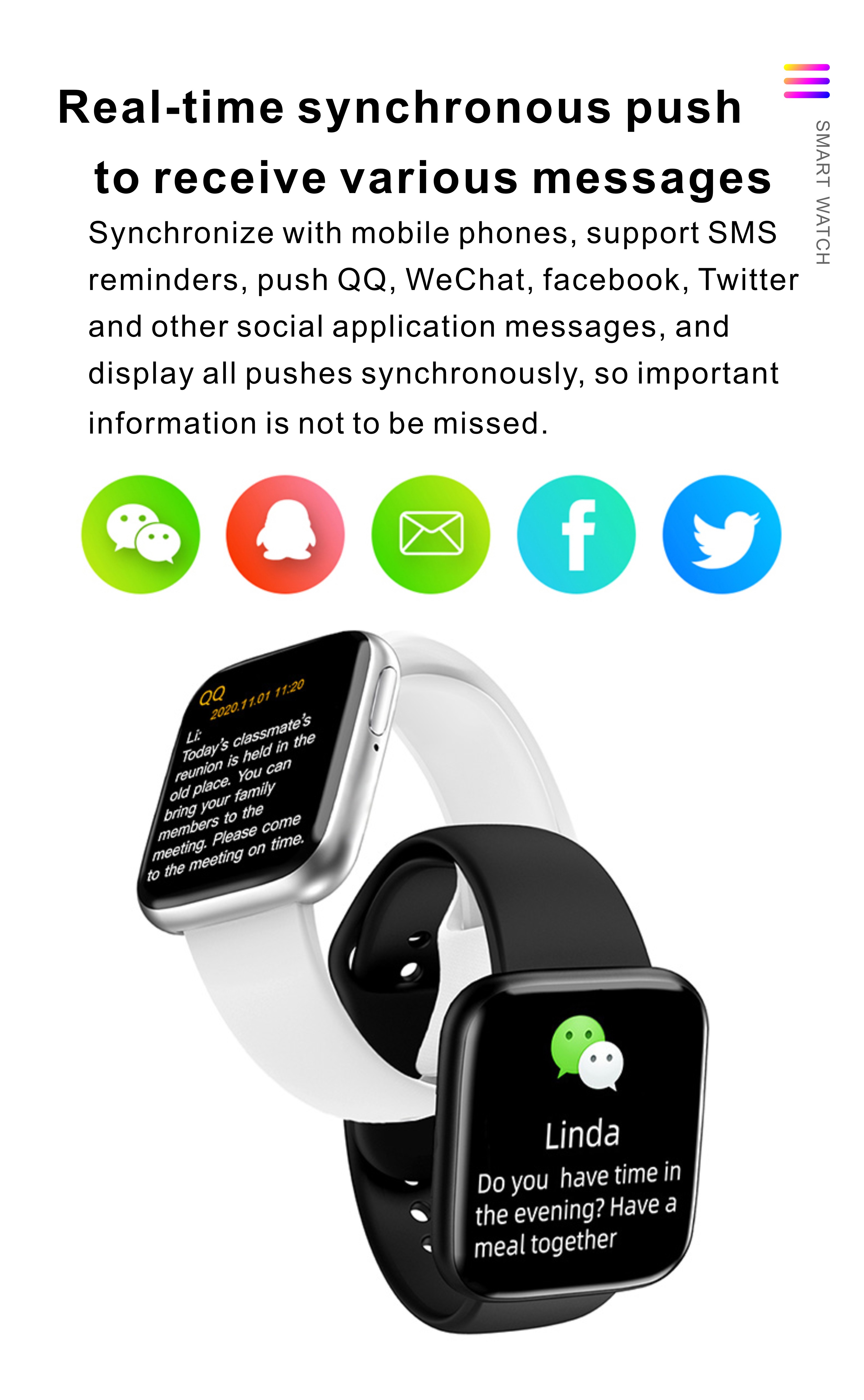 1.6Inch 180mAh Bluetooth вызывая Smartwatch
