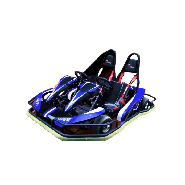 Голубой двойник Seater батареи 48V 60Ah идет колесная база Kart 1050mm