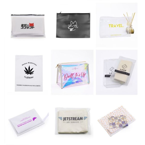 Biodegradable Custom Frosted Slider Zipper Pouch, Bikini Swimwear, Clothes, Eco Packaging, Zip Lock Bag