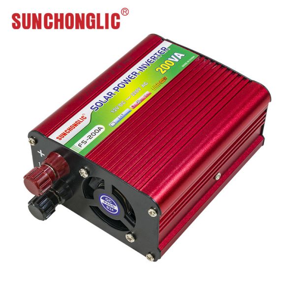 200VA 12V to 220V Modified Sine Wave Inverter with Easy Installation for Home and Car Appliances