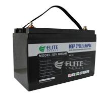 Fosfate a bateria do ferro 12V 100Ah rv LiFePO4 do lítio recarregável