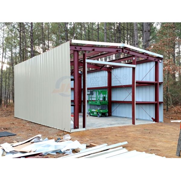 Стальная конструкция Парковка автомобилей Портативный гараж Префабрикация Металлический водонепроницаемый гараж