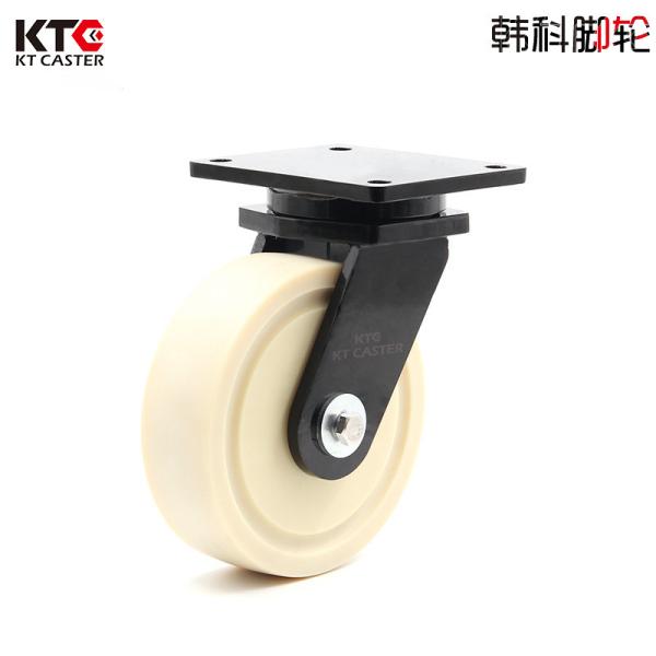 1400kg 125mm  Mute Heavy Duty Braked Castors / Heavy Duty Roller Casters