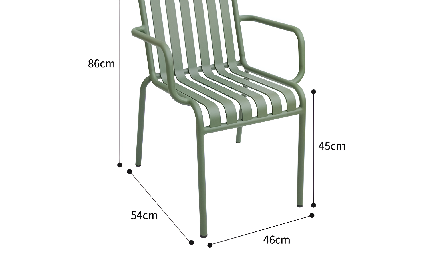 Outdoor Metal Aluminium Table And Chair Sets