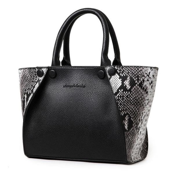 2016 new European and American fashion handbags serpentine Messenger bright skin handbag luxury handbag