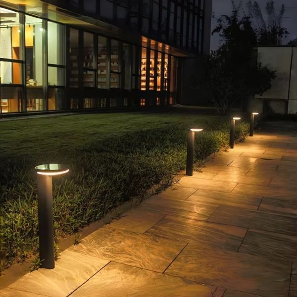 Solar-Powered LED Solar Lawn Lights for Garden Pathway Illumination