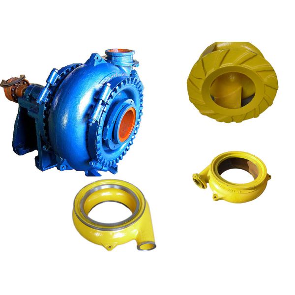 High Chrome Alloy Sand Dredging Pump , Sand Removal Pump One Stage Structure