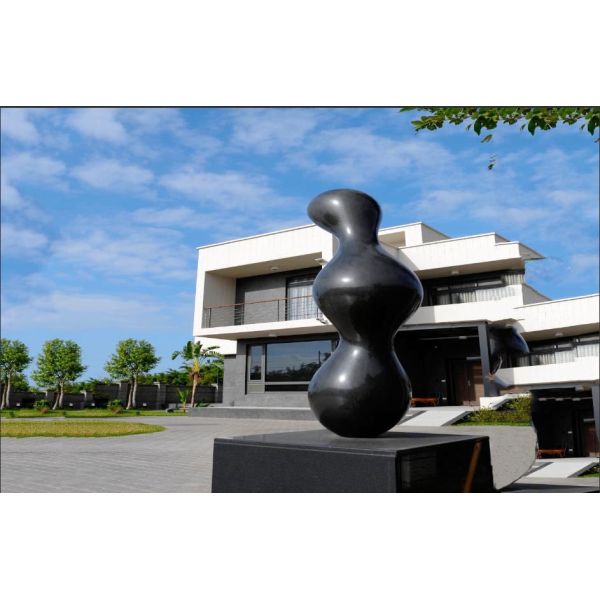 Customized Modern Abstract Sculpture , Metal Outdoor Abstract Yard Sculptures