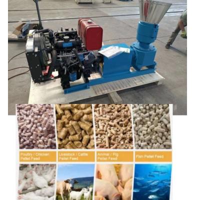 Fabricante de alimentos para animais de alto desempenho Máquina de pellets de alimentação para motores a diesel