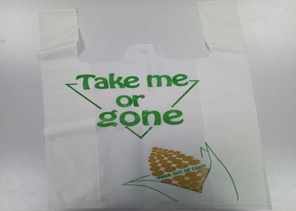 Environmental Protection Biodegradable Cornstarch Bags EPI / PLA / PBAT 100%  For Super Market