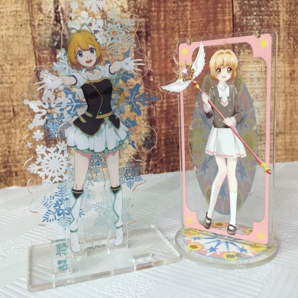 Multicolor Cartoon Character Ornaments Anime Figure Acrylic Stand Up Standee