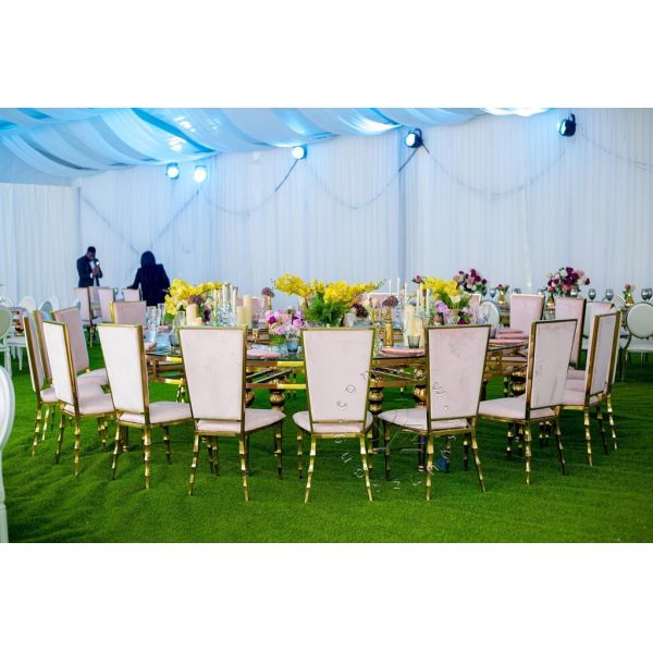 Wholesale Luxury Black Gold Romance Metal Banquet Chairs Unique Wedding Furniture for Hotel Event Dining Party Living Room Hall