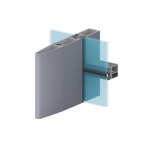 Покрытый порошком алюминиевый профиль алюминия КНК профиля ненесущей стены