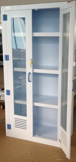 Hospital / Lab Polypropylene acid chemical Storage Cabinet 250litre capacity