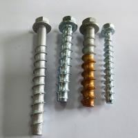 ENCANTAR a cabeça da flange com coxim que o cimento concreto da broca da âncora do auto-corte da linha cortou o parafuso de parafuso debatida inferior da expansão