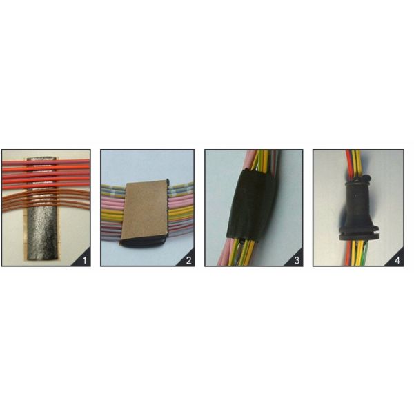 Прокладка запечатывания Сеалант выпуска облигаций провода бутил каучука пластиковая для автомобильной промышленности