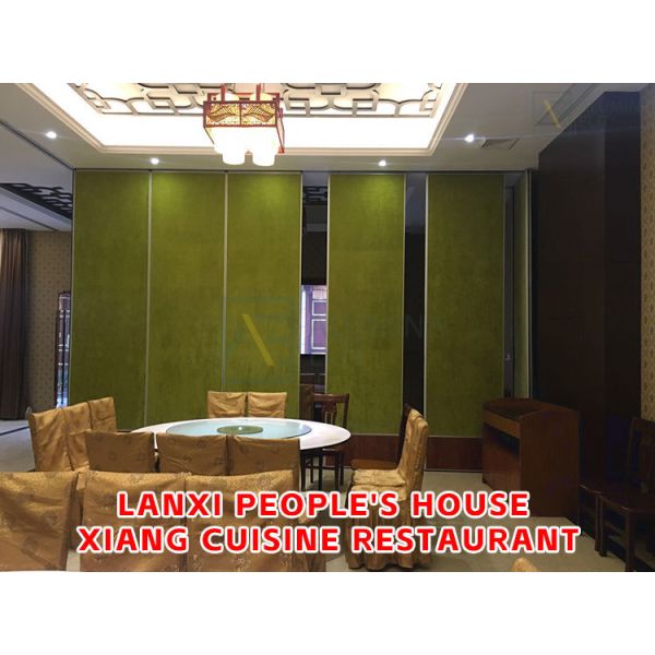 Affordable Soundproof Movable Partition Wall System with 56dB Sound Insulation and 6061-T6 Profile