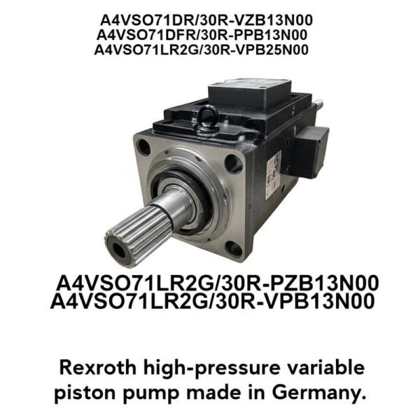 Pampilla hidráulica Rexroth A4VSO71 100 kg pistón variable de alta presión