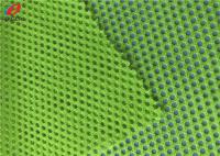 le gilet respirable du polyester 54D a tricoté le tissu matériel fluorescent