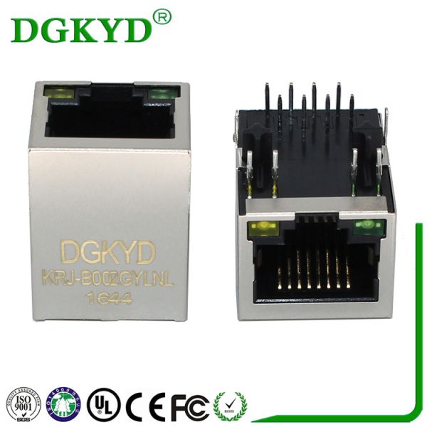 Металл поставщика КРДЖ-Б002ГИЛНЛ Китая защищал одиночный соединитель рдж45 порта