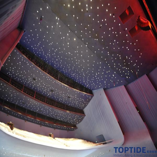Night Sky Design Aluminium / Stainless Steel Ceiling Board Suspended Building Ceiling Materials