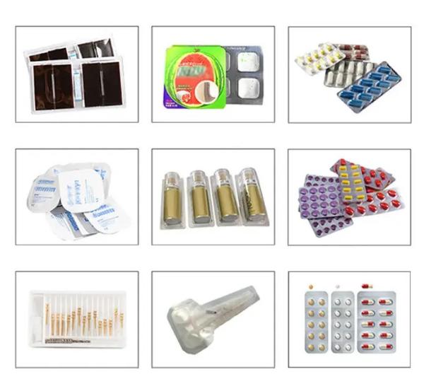Flat Plate Automatic Blister Packing Machine For Tablets Capsule 50Hz  6kw
