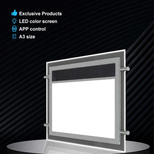 Window Hanging Display Crystal Acrylic Light Box 
