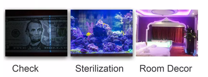 Germicidal Light DC12V 24V 254nm 270nm 310nm 365nm 395nm 400nm Black White PCB SMD5050 UV LED Strip