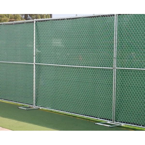 30mm X 30mm Diamond Chain Link Fencing 5ft X 8ft Temporary Metal Fence Panels
