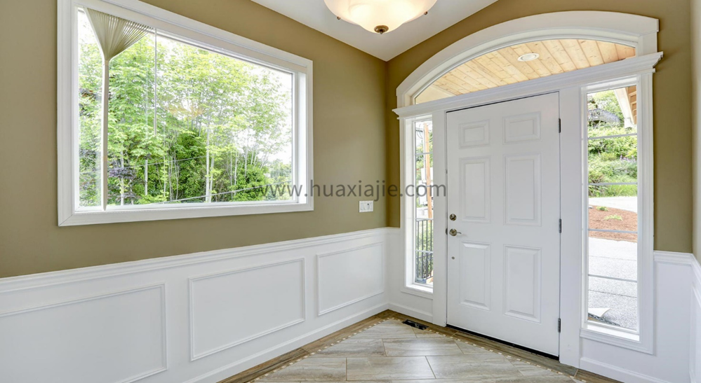 Дверь высокого Jamb дверной рамы класса WPC водоустойчивая деревянная для крытого