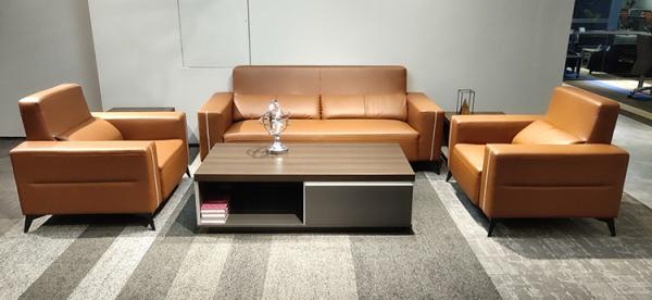 Sofá da recepção do escritório da sala de visitas, sofá secional em forma de L comercial