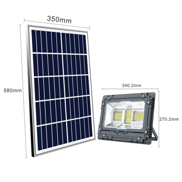 XLD-FL09 300w LED Solar Flood Light with High Power 3.2V/20Ah