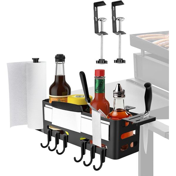 Сберегающий пространство грилл касси для BBQ инструментов магнитное хранилище инструментов для установки гриля