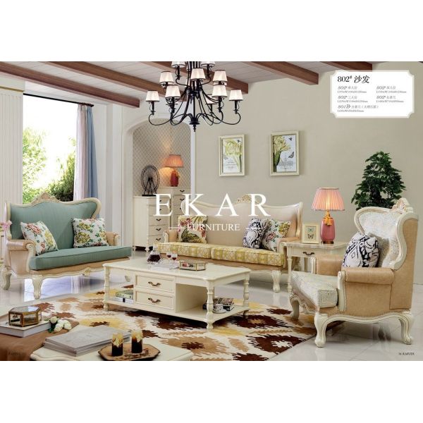 Classic 2 Drawers Long Wooden Coffee Tea Table