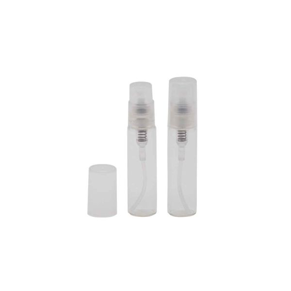 пустой мини пластиковый тестер флакона духов 3ml с ясным насосом брызг атомизатора