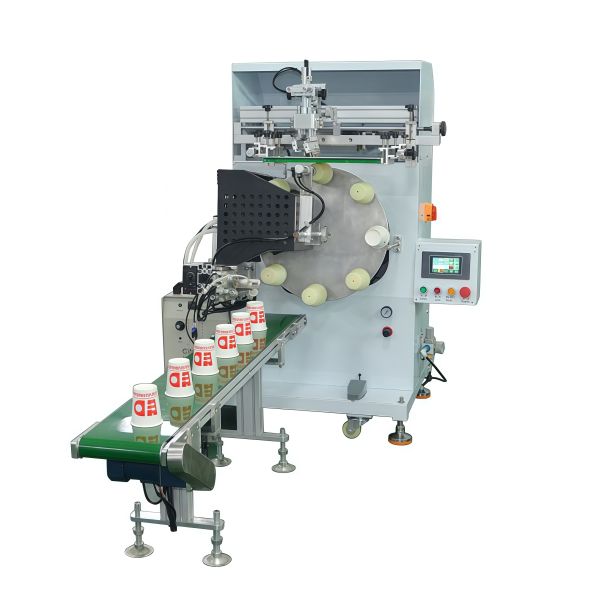Fully Automatic Paper Cup Rotary Screen Printing Machine High Speed 1800 times/h