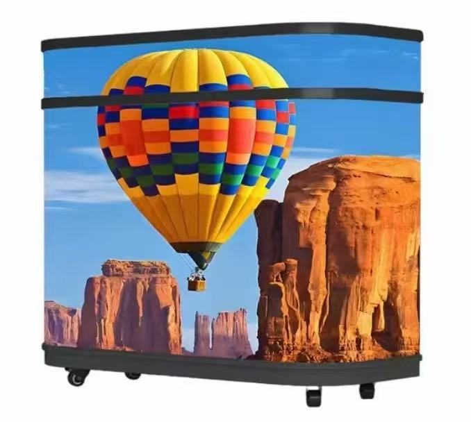 P1.86 GOB LED Display with 3840Hz Refresh Rate 600nits Brightness and Front Access Service for Digital Signage