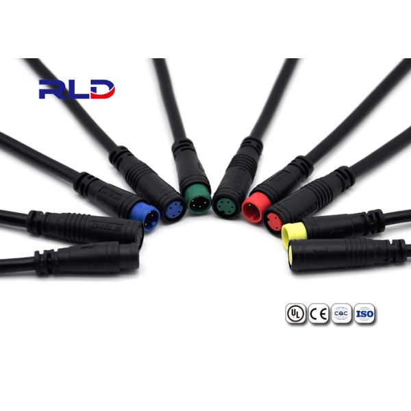 2 Pin Black Waterproof 60VAC Ebike Battery Connector