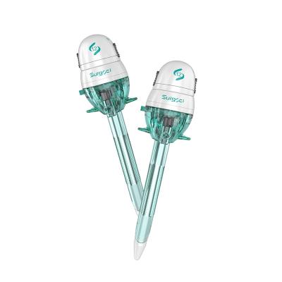 CE and ISO13485 Blunt Tip Laparoscopic Trocar Surgical Disposable Blunt Trocar