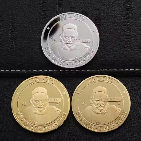 Custom Logo 3D Zinc Alloy Challenge Coins with Gold / Silver / Bronze Plating