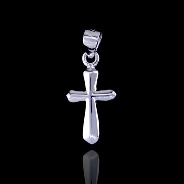Христианские простые серебряные перекрестные серебряные привесные ювелирные изделия шкентель/925 для поклонения